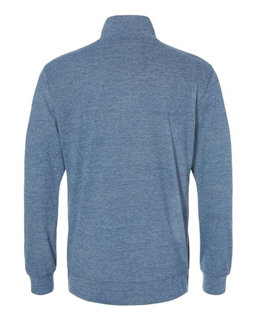 Vintage Microstripe Quarter-Zip Pullover