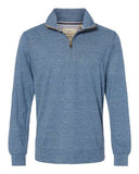 Men's Vintage Microstripe Quarter-Zip Pullover