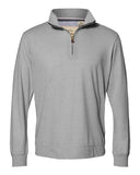 Men's Vintage Microstripe Quarter-Zip Pullover