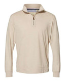 Men's Vintage Microstripe Quarter-Zip Pullover