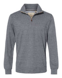 Men's Vintage Microstripe Quarter-Zip Pullover