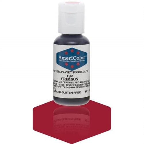 Crimson Gel Paste Food Color - AmeriColor 192