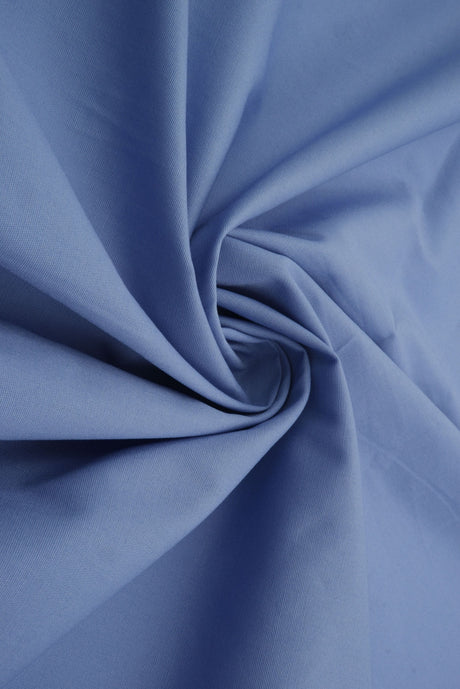 Stretch Cotton Poplin Solid Woven Fabric