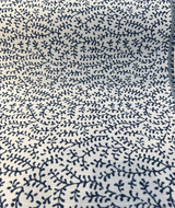 Sunbrella Eberly Acrylic Fabric - Peacock Blue Botanical Reversible, 54" Width, 146266-0003 (1 Yard)