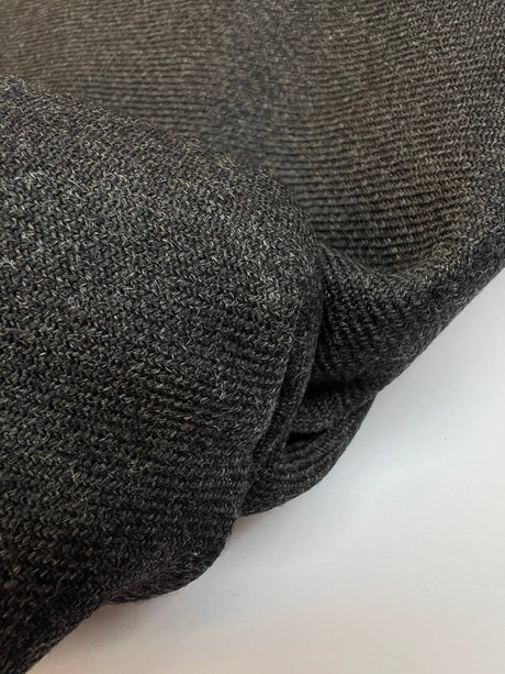 Wool Tweed Melange Gray