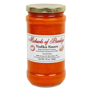 MICHAELS OF BROOKLYN VODKA SAUCE 15 OZ JAR