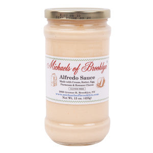 MICHAELS OF BROOKLYN ALFREDO SAUCE 15 OZ JAR