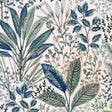 Waverly Amazonia Emb Lagoon Blue Green Floral Embroidered Fabric - Lagoon Blue Green Floral Embroidery, 54" Width (By The Yard)