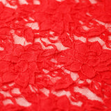 Passion Flower Nylon Spandex Fabric - Multiple Colors, Floral Lace Pattern, 57/58" Width (1 Yard)