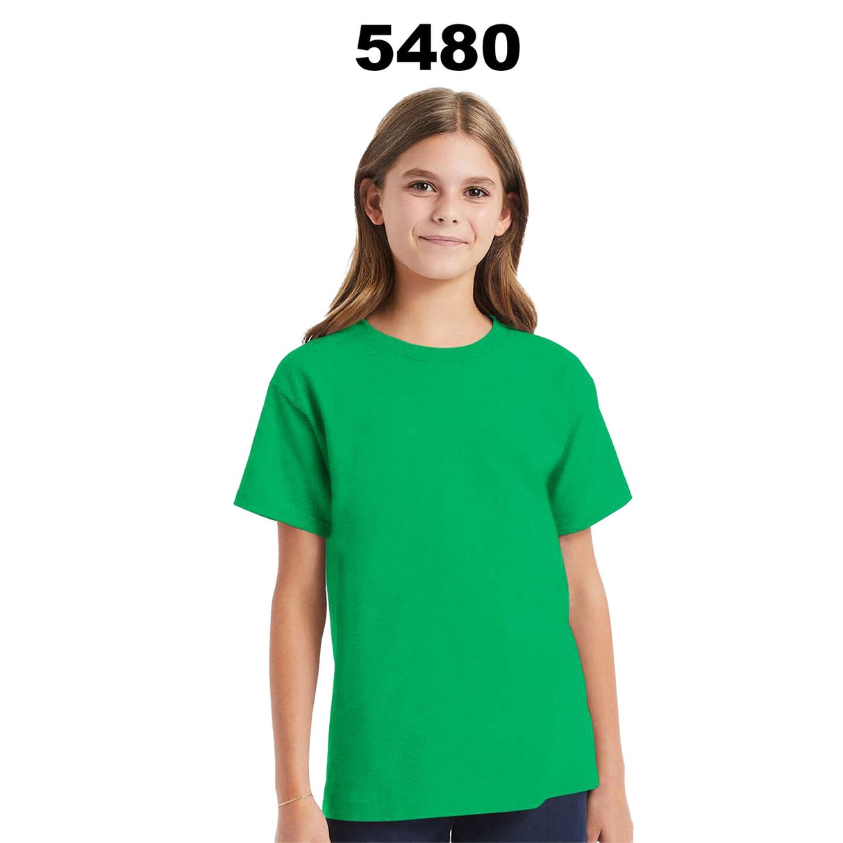 Hanes® Essential-T Crewneck Short Sleeve Youth T-Shirt