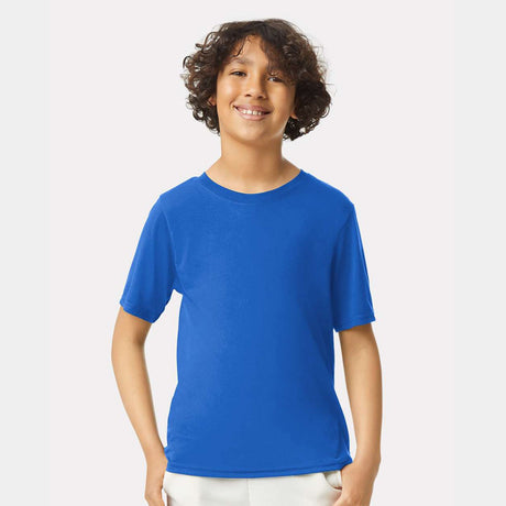 Gildan Performance Youth Short Sleeve Crew Neck T-Shirt – Moisture-Wicking Active Tee
