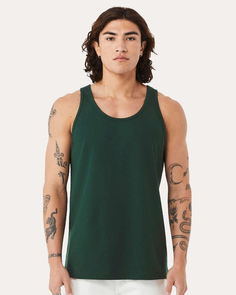 BELLA + CANVAS Classic Jersey Tank in Red