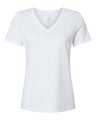 BELLA + CANVAS® Women's Relaxed Heather CVC V-Neck Short Sleeve T-Shirt - 6405CVC