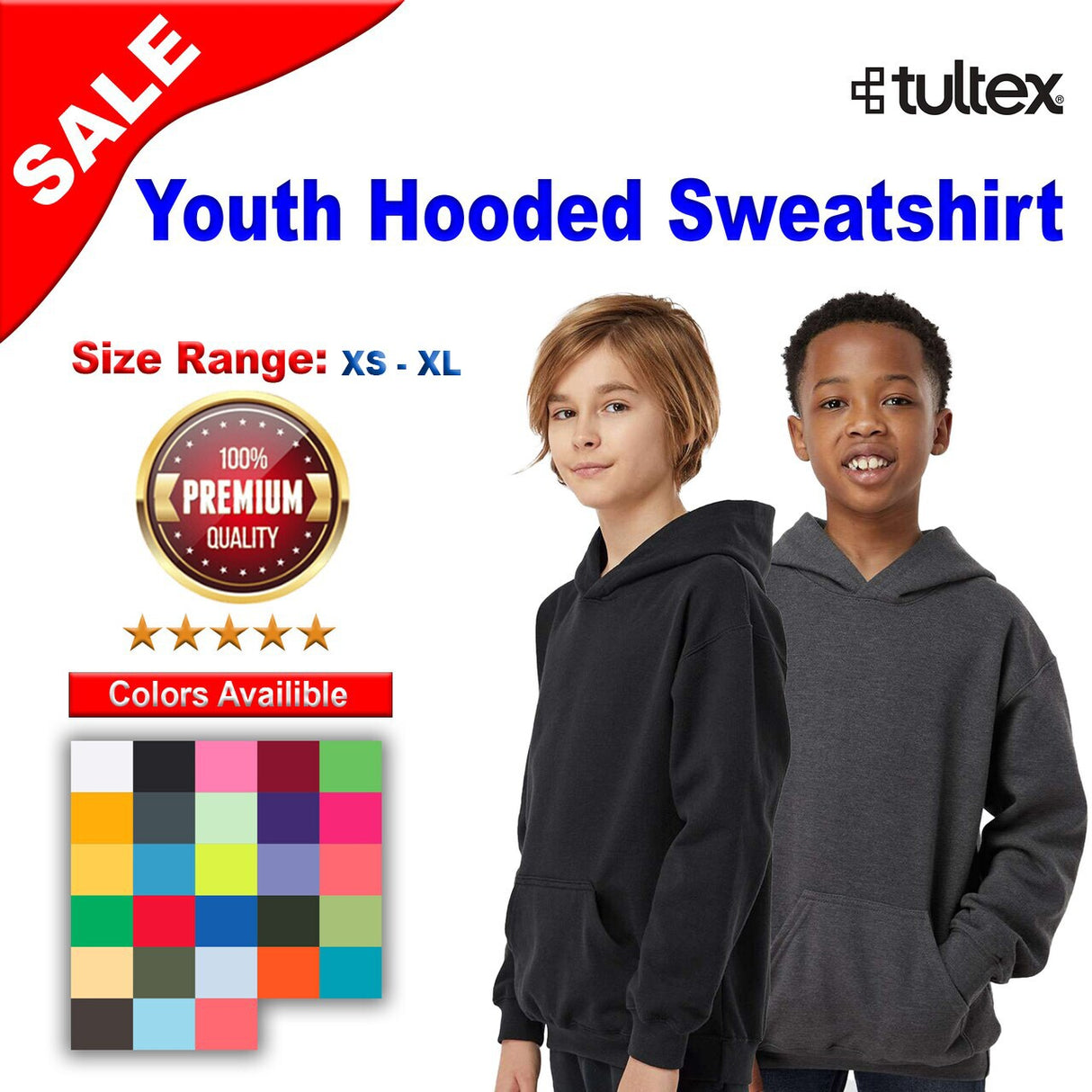 Tultex® Youth Hooded Sweatshirt