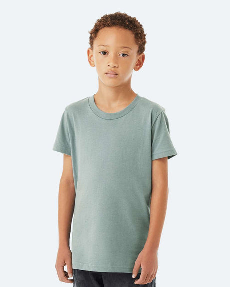Image 1: Bella Canvas Youth Short Sleeve Crewneck Jersey TeeImage 2: Soft jersey kids crewneck shirtImage 3: Premium Bella Canvas youth apparelImage 4: Blank youth tee for custom printingImage 5: Lightweight children's t-shirtImage 6: Comfortable kids short sleeve tee