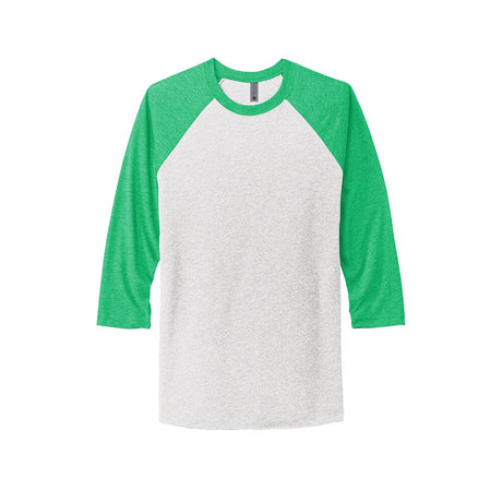 Next Level® Unisex Tri Blend Crewneck Three Quarter Sleeve Raglan Tee
