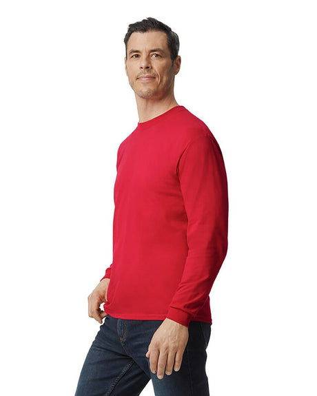 Bayside® USA-তে তৈরি লম্বা হাতার ক্রুনেক টি-শার্ট