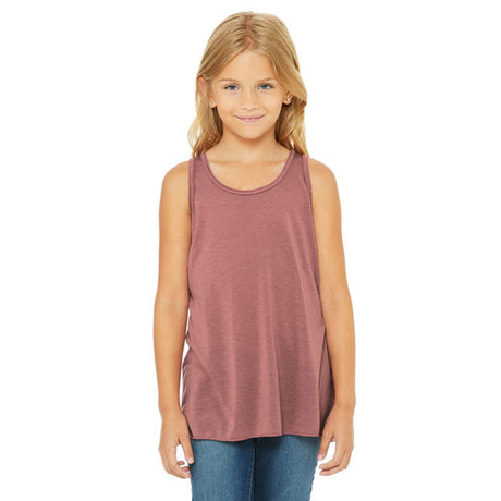 BELLA + CANVASÂ Youth Flowy Racerback Tank Top - 8800Y - S