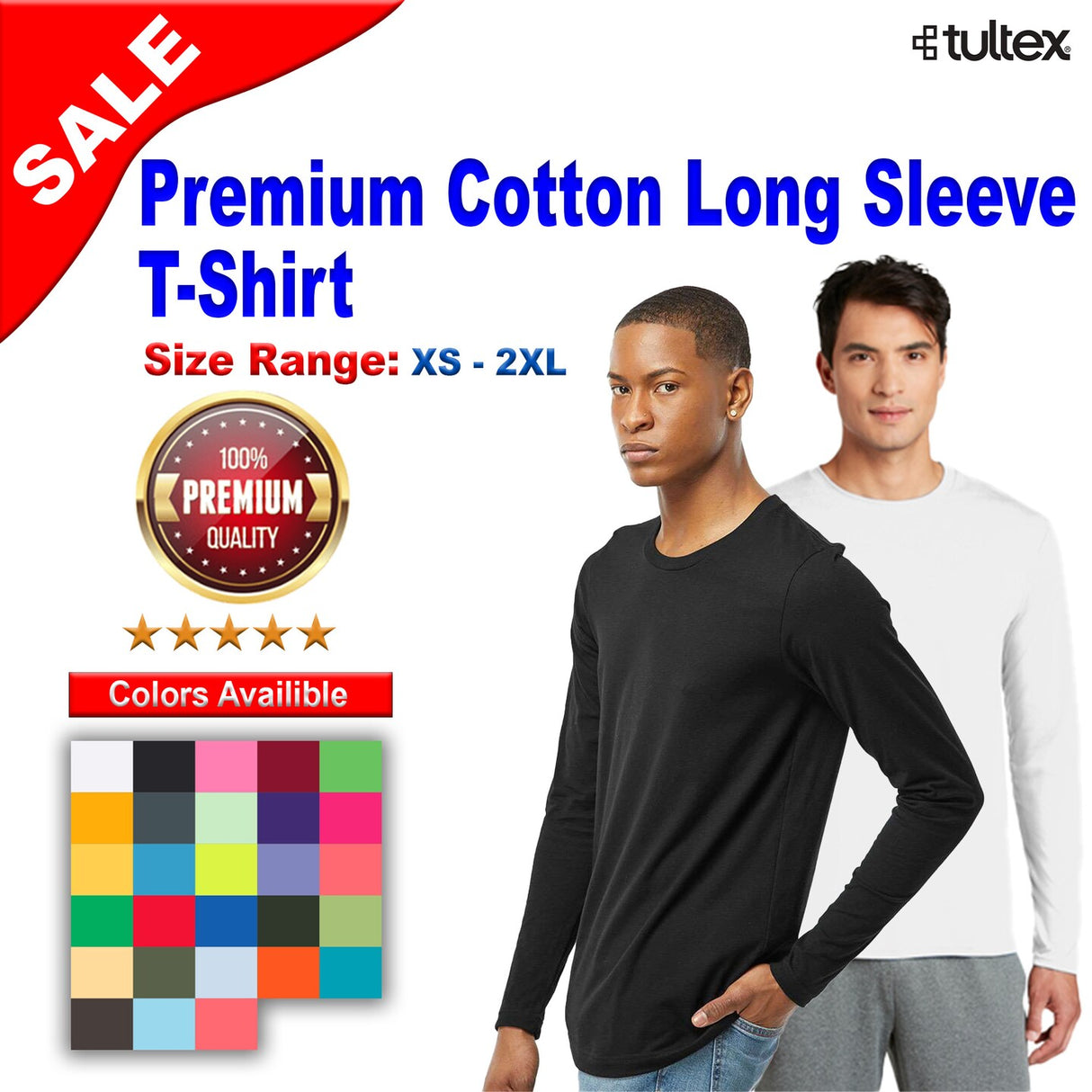 Tultex® Premium Cotton Long Sleeve T-Shirt