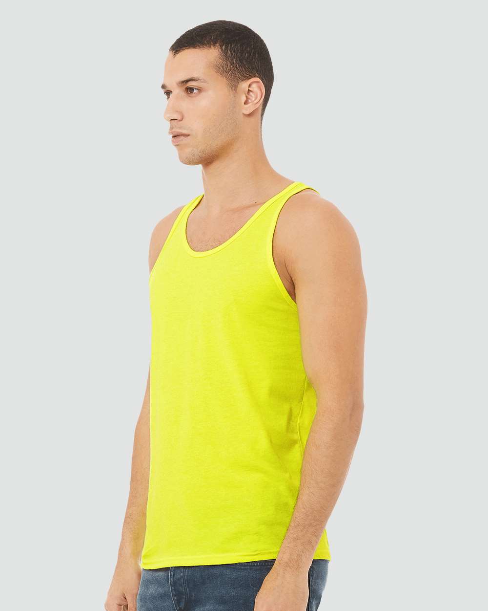 BELLA + CANVAS® Heather CVC Crew Neck Tank Top - 3480CVC