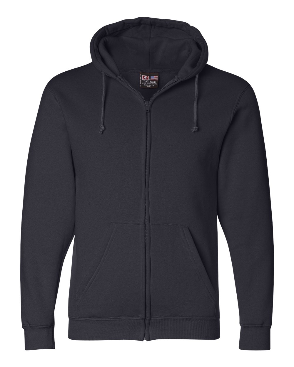 Bayside® USA-Made Full-Zip Hooded Sweatshirt