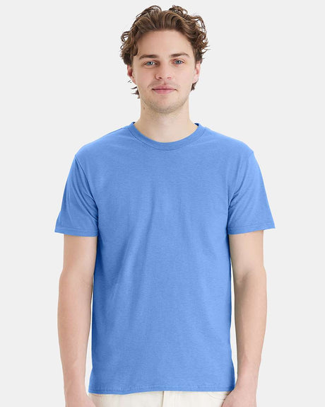 Hanes Perfect cotton crewneck T-shirt in assorted colors for everyday casual wear