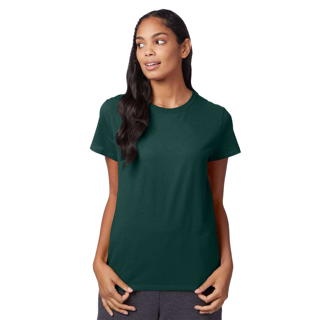 Hanes® Perfect-T Women’s Crewneck Short Sleeve T-Shirt