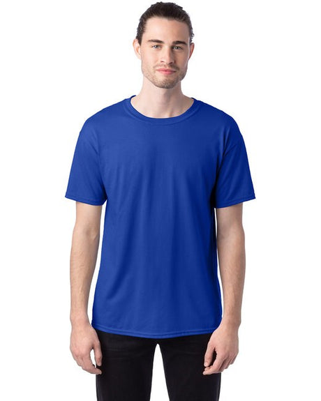 Hanes unisex cotton crewneck T-shirt in assorted colors for everyday casual wear