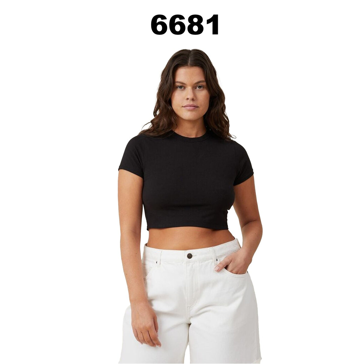 BELLA + CANVAS® Women’s Crewneck Short Sleeve Crop Tee