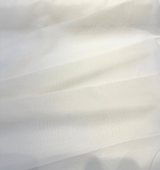Batiste Cream Sheer Polyester Fabric - Cream Sheer, 118" Width (1 Yard)