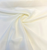 Batiste Cream Sheer Polyester Fabric - Cream Sheer, 118" Width (1 Yard)