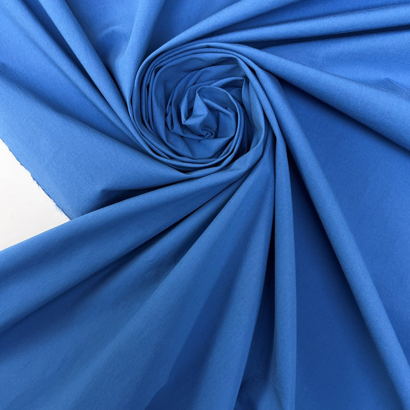 Cotton Elastane Woven Blue
