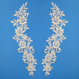 Polyester Net Mesh Floral Applique