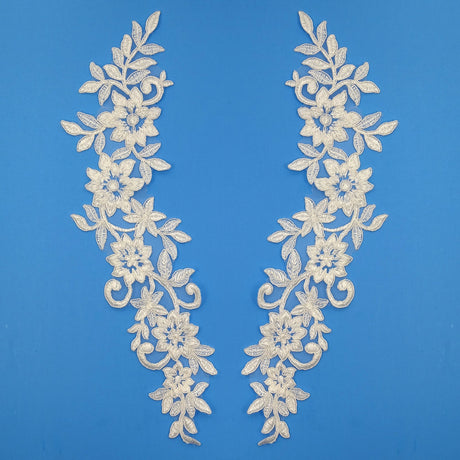 Polyester Net Mesh Floral Applique
