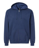 Sudadera con capucha Gildan Softstyle con cremallera completa - Forro polar de manga larga