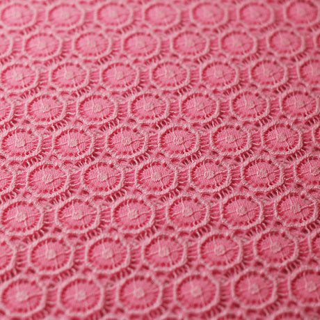 Victorian Stretch Lace Nylon Spandex Fabric - Multiple Colors, Polka Dot Lace, 58/60" Width, 170 GSM (1 Yard)