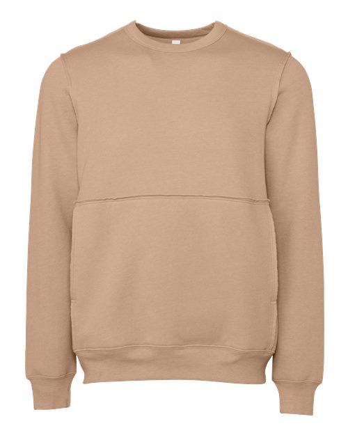 BELLA + CANVAS FWD Fashion Raw Seam Crewneck Sweatshirt