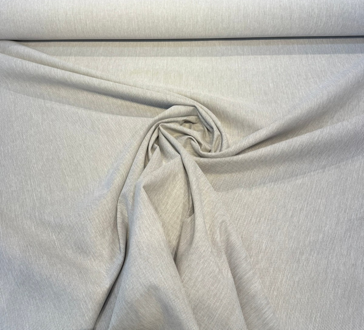 Sunbrella Hint Birch Solution Dyed Acrylic Fabric - Birch, Subtle Textured Weave, 54" Width (By The Yard)