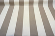 Sunbrella Regency Sand Stripe Solution Dyed Acrylic Fabric - Cream Beige Large Scale Stripe, 54" Width, 9" Vertical Repeat (1 Yard)