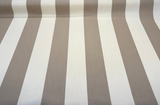 Sunbrella Regency Sand Stripe Solution Dyed Acrylic Fabric - Cream Beige Large Scale Stripe, 54" Width, 9" Vertical Repeat (1 Yard)