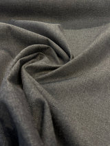 Sunbrella Piazza Black Char Solution Dyed Acrylic Fabric - Solid Textured Black Char, 54" Width (1 Yard)