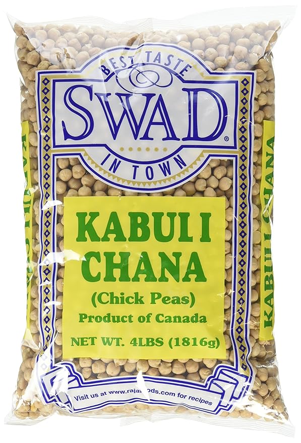 Swad Kabuli Chana White Chickpeas 4 Pound Pack