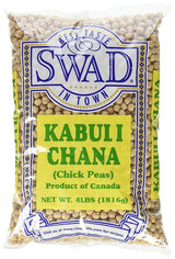 Swad Kabuli Chana White Chickpeas 4 Pound Pack