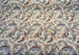 Gretel Ivory Floral Fern Tapestry - Polyester Cotton Fabric, Ivory Floral Fern Pattern, 14" Vertical Repeat, 13.5" Horizontal Repeat (1 Yard)
