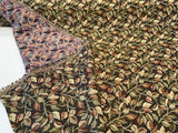 Gabrielle Teak Noir Leaves Branches Tapestry Regal Upholstery Fabric - Teak Noir Leaves And Branches, 7" Vertical Repeat, 9.75" Horizontal Repeat (1 Yard)