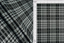 Plaid Jacquard Double Knit Stretch Fabric