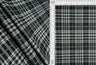 Plaid Jacquard Double Knit Stretch Fabric