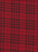 1 Yard Double Knit Plaid Jacquard Fabric 250 GSM, 59/60'' Wide Polyester Spandex Blend