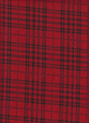 Plaid Jacquard Double Knit Stretch Fabric