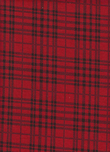 Plaid Jacquard Double Knit Stretch Fabric